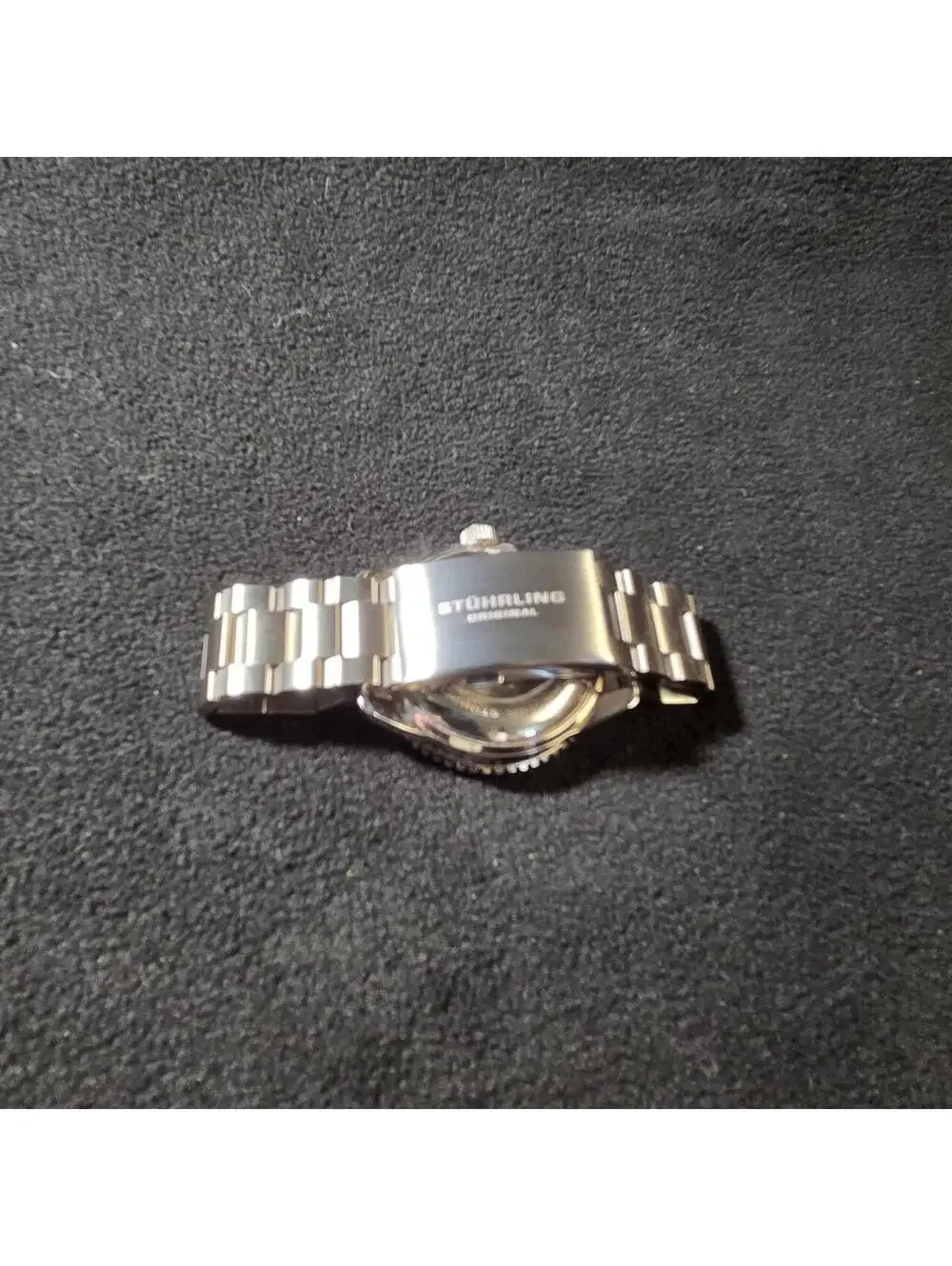 Stuhrling Original Blue Dial Stainless Steel Watch